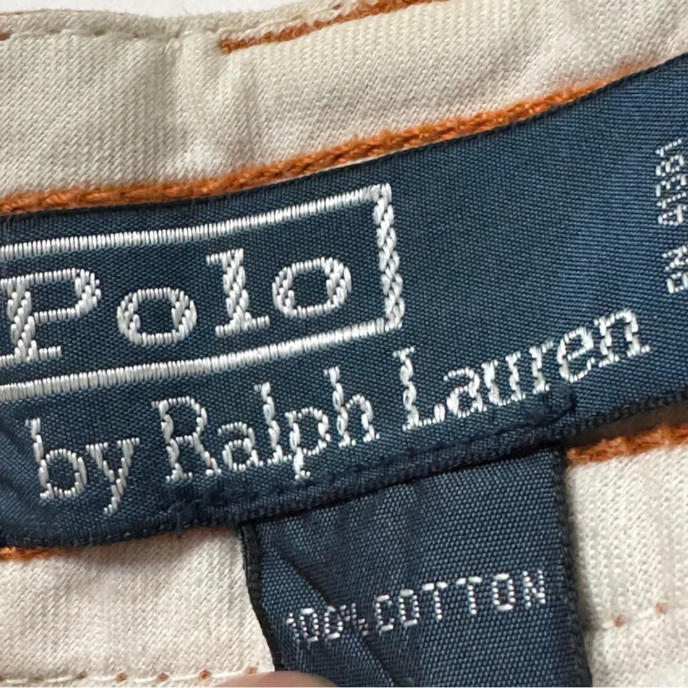 Polo Ralph Lauren Orange Cargo Shorts